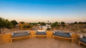 Gallery - Damodra Desert Camp 19 cottage rooftop private sitting area damodra desert camp