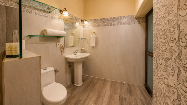 cottage room restroom damodra desert camp