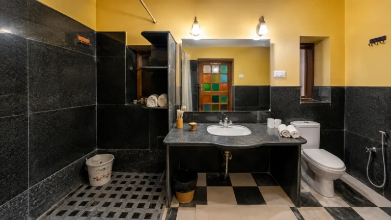 cottage suite restroom damodra desert camp