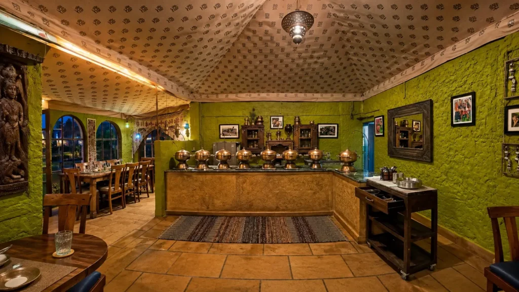 dining and buffet damodra desert camp