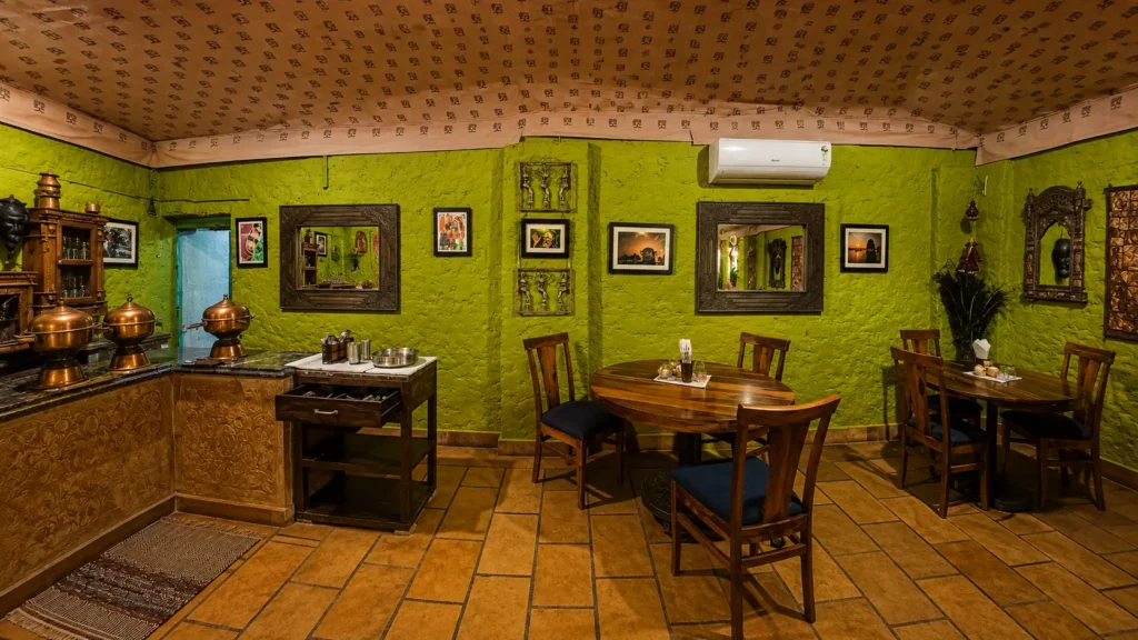dining area damodra desert camp