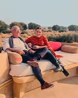 happy relaxation at damodra desert camp