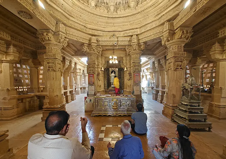 lodurva jain temple tour jaisalmer by damodra desert camp