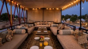 Gallery - Damodra Desert Camp 18 rooftop dining damodra desert camp