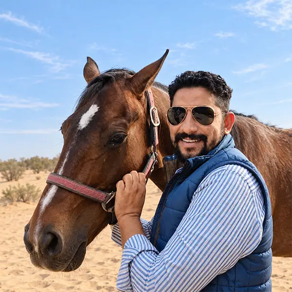 About Damodra Desert Camp in Jaisalmer 5 prithvi singh owner damodra desert camp jaisalmer