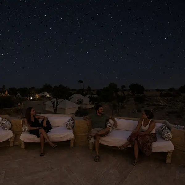 stargazing in thar desert damodra desert camp